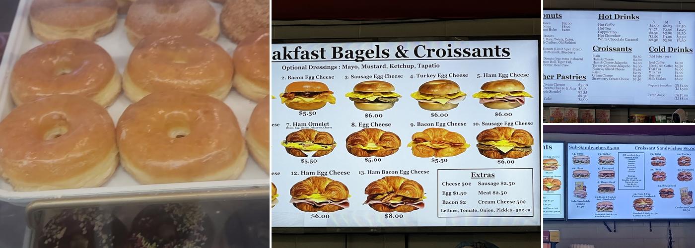 Donut Express Menu