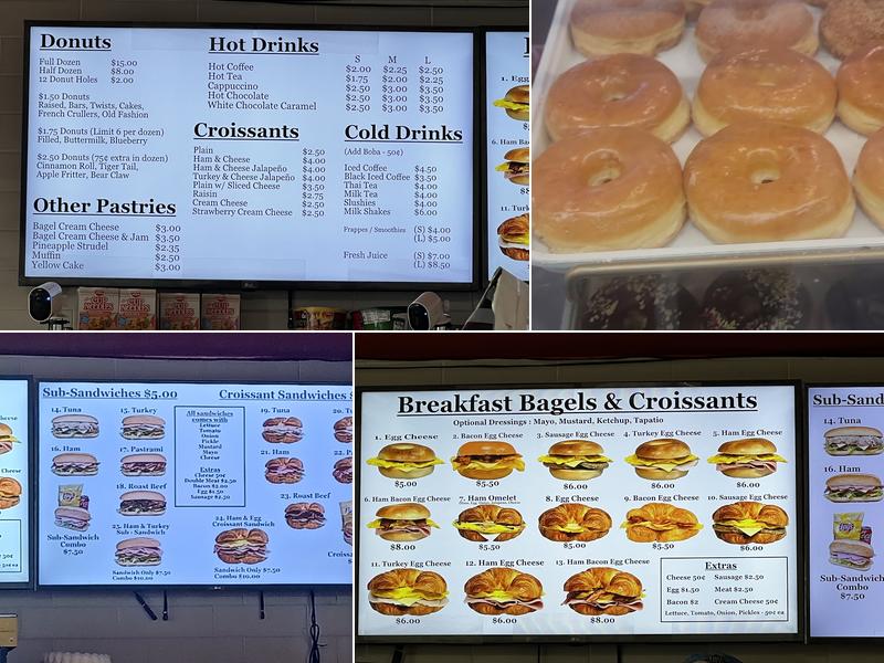 Donut Express Menu