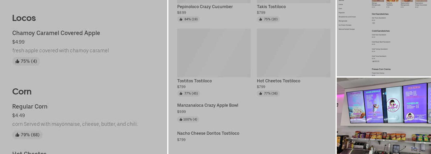 La Michoacana Ice Cream at Kings Menu