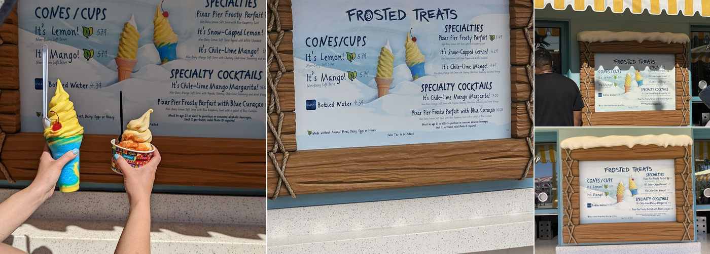 Adorable Snowman Frosted Treats Menu