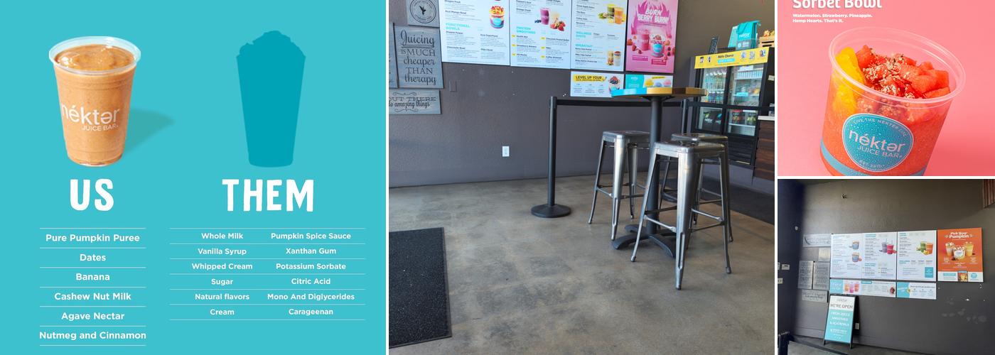 Nekter Juice Bar Menu