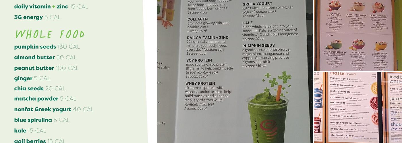 Jamba Menu