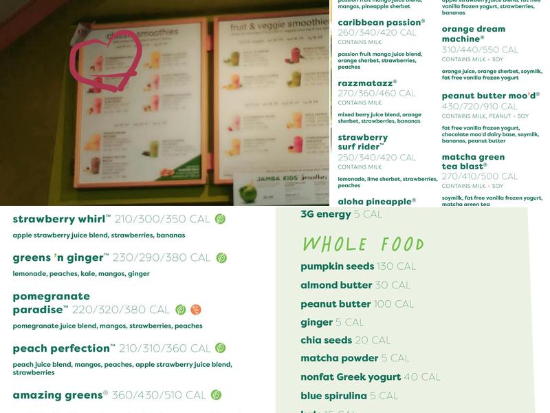 Jamba Menu