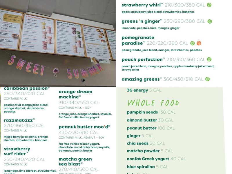 Jamba Menu