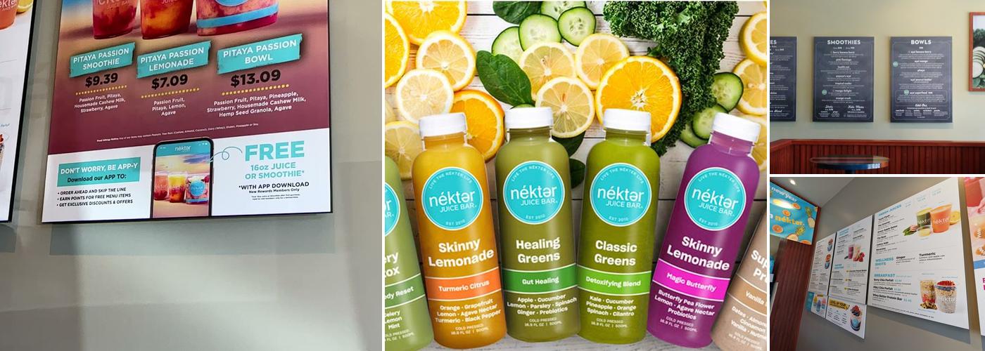 Nekter Juice Bar Menu