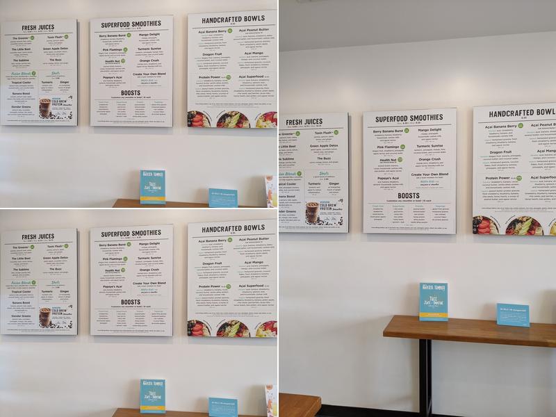 Nekter Juice Bar Menu