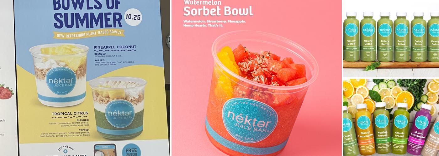 Nekter Juice Bar Menu