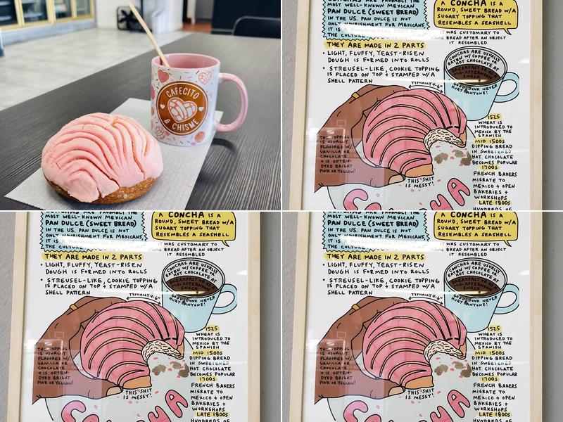 Holy Concha Bakery Menu