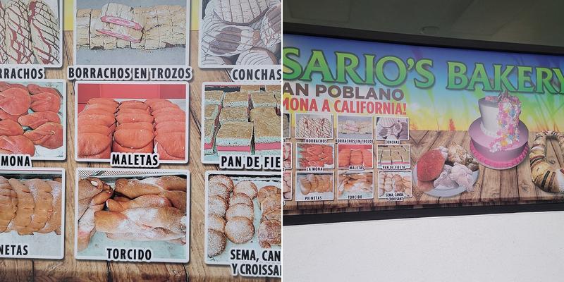 Rosario's Bakery Menu