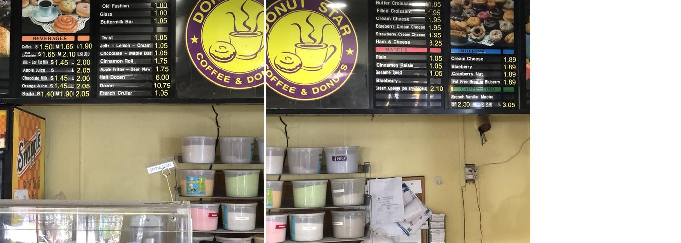 StarWok Express & Donut Star Menu