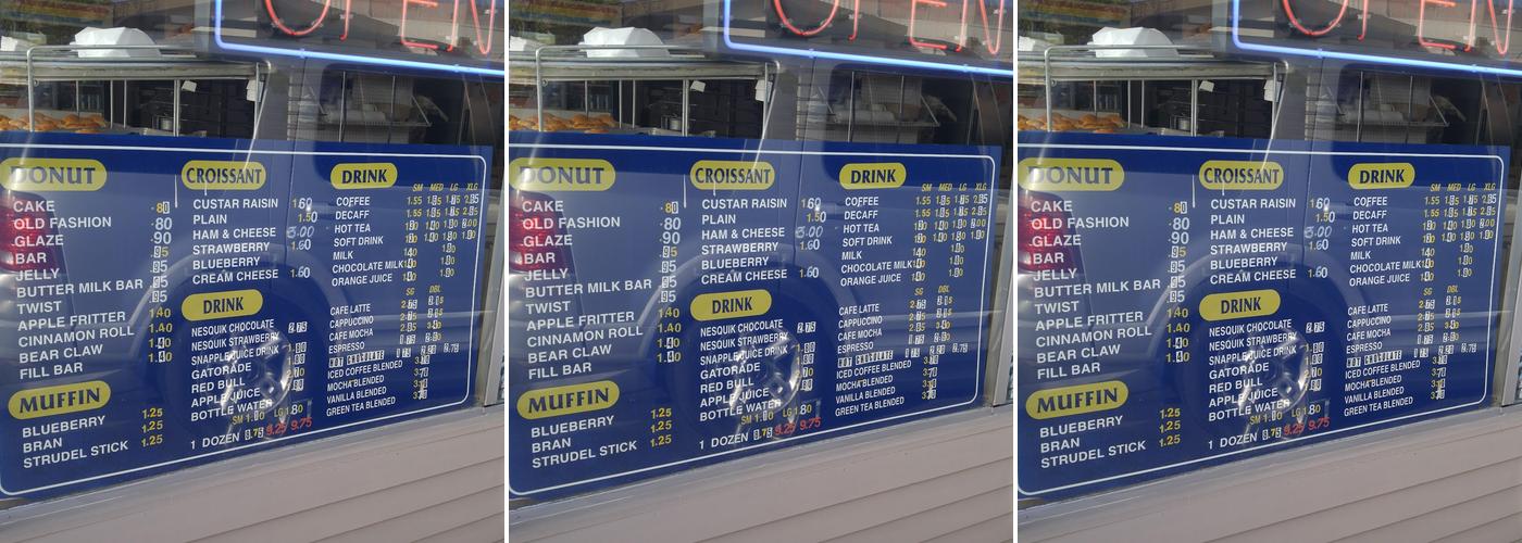 D K's Donuts Menu
