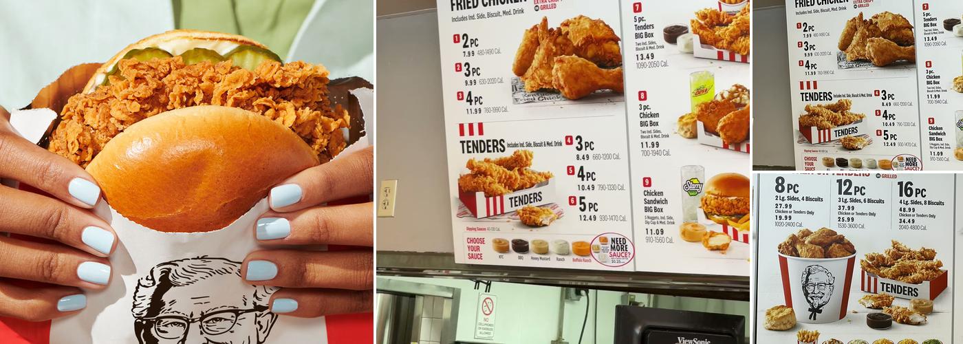 KFC Menu