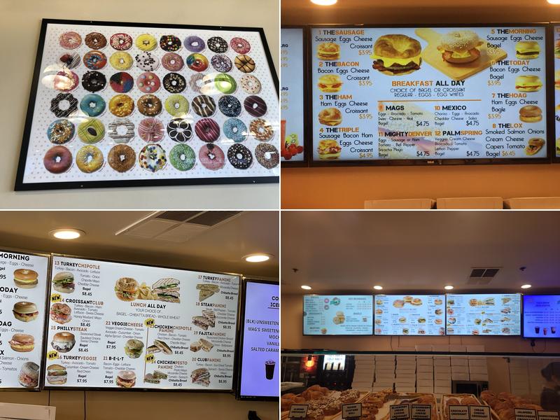 Mag's Donut & Bagel Menu