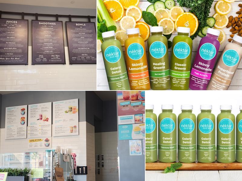 Nekter Juice Bar Menu