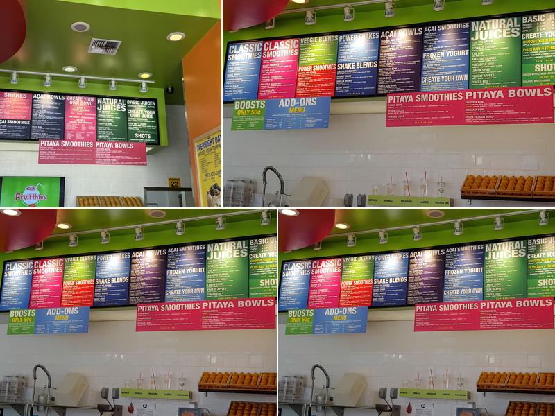 Fruitthies Menu