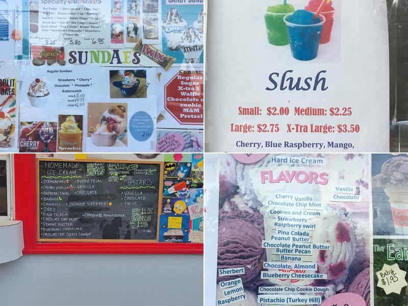 Terry's Custard Menu