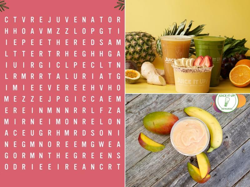 Juice It Up! Menu
