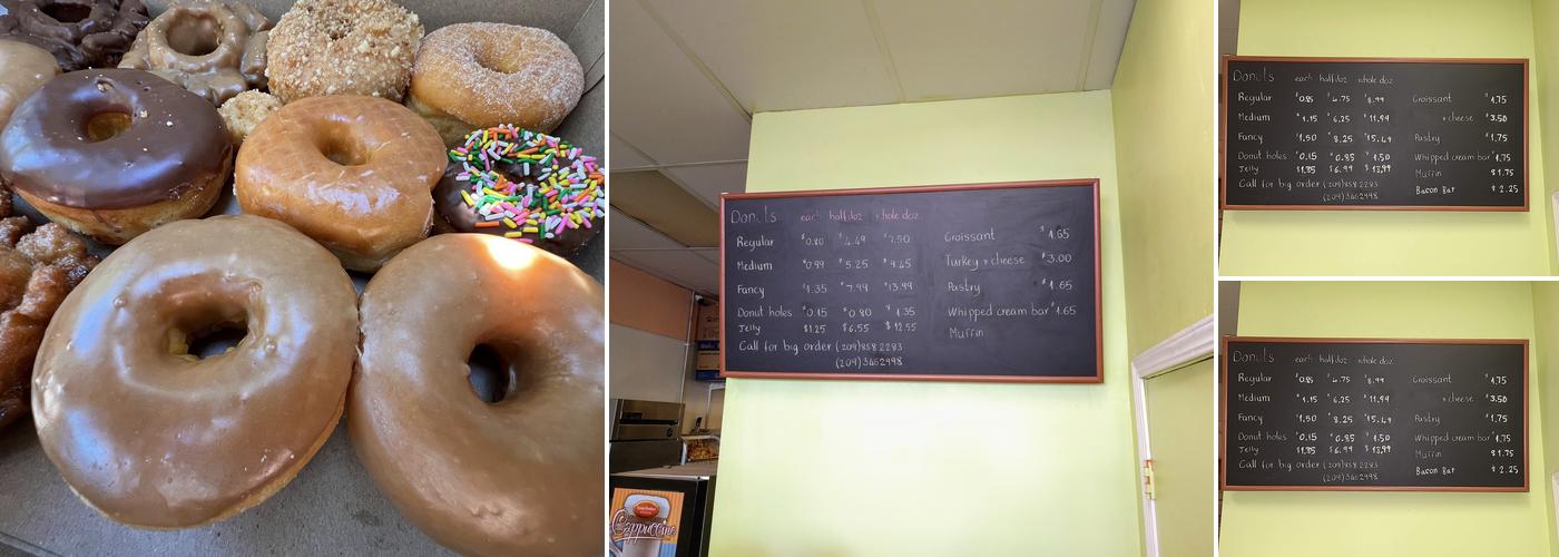 MX Donuts Menu