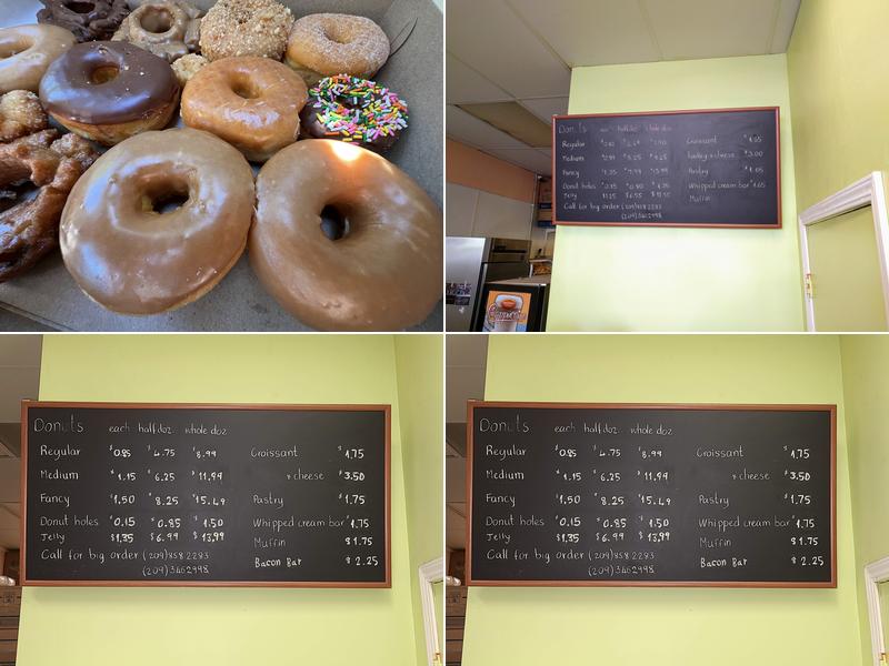 MX Donuts Menu
