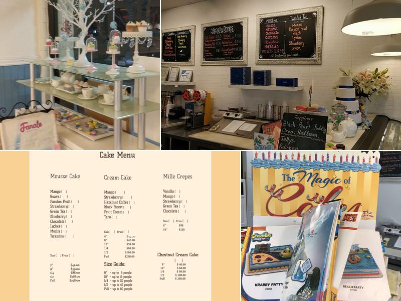 La Farfalla Bakery Menu