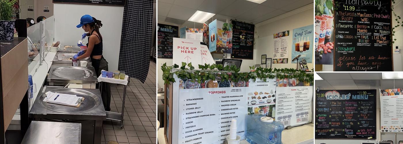 ICICLES @ Pleasanton Menu