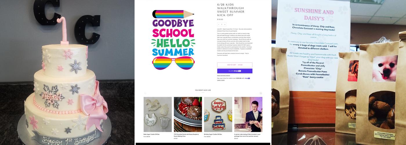 Chocolate Carousel Menu