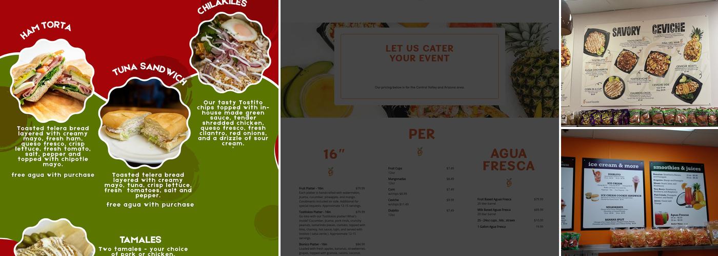 Mango Crazy Menu