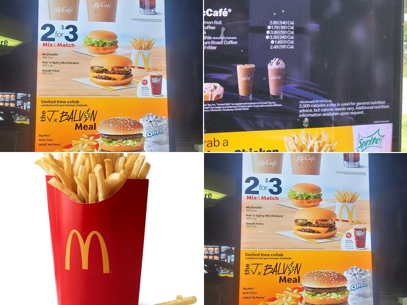 McDonald's Menu