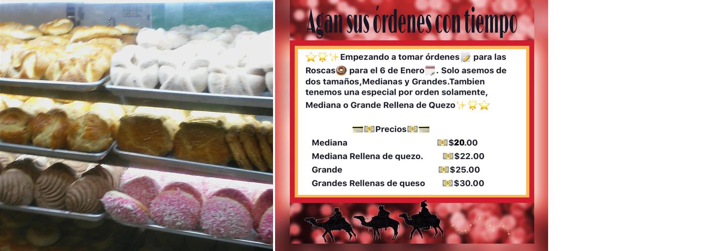 Panaderia Maria Menu