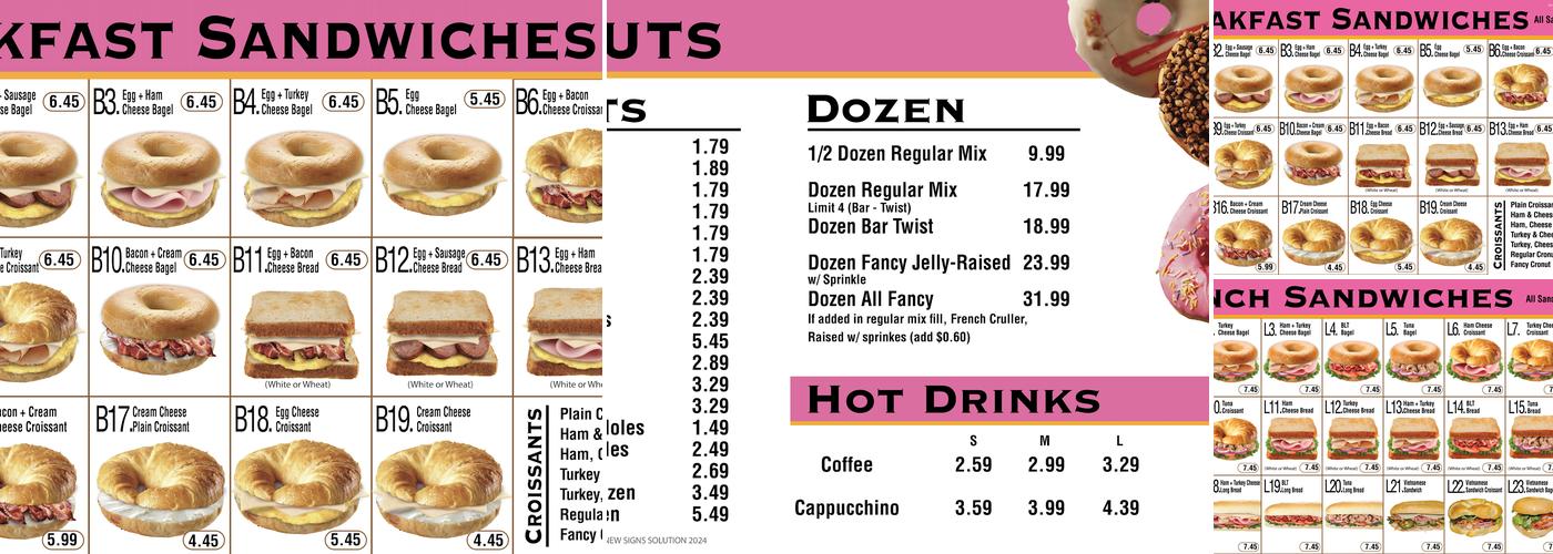 Sweet Daze Donut & Boba Rancho Cucamonga Menu