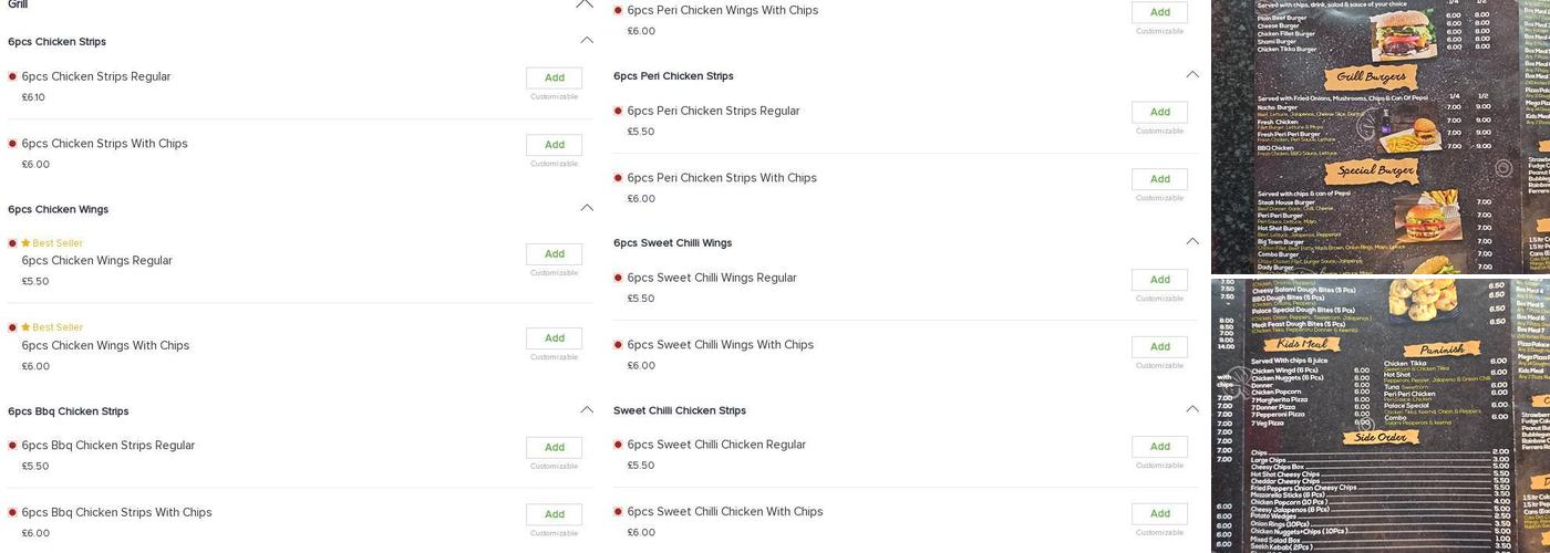 Pizza Palace The Original Menu