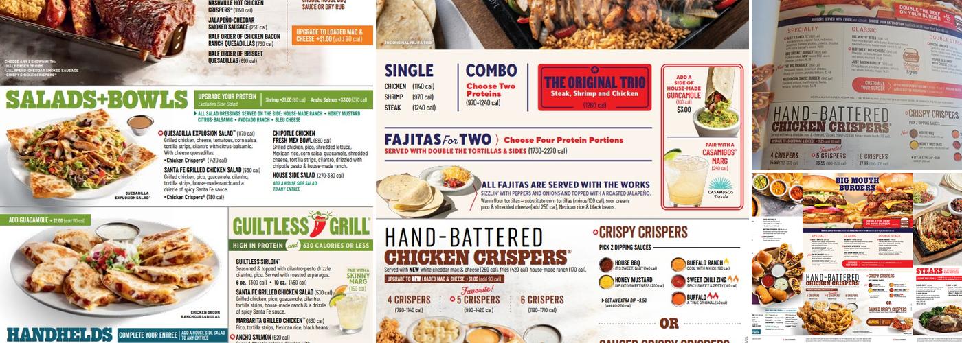 Chili's Grill & Bar Menu
