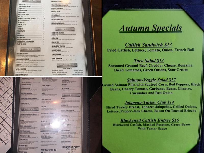 Seven Ten Social Menu