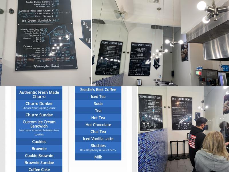 The Funnel House Menu