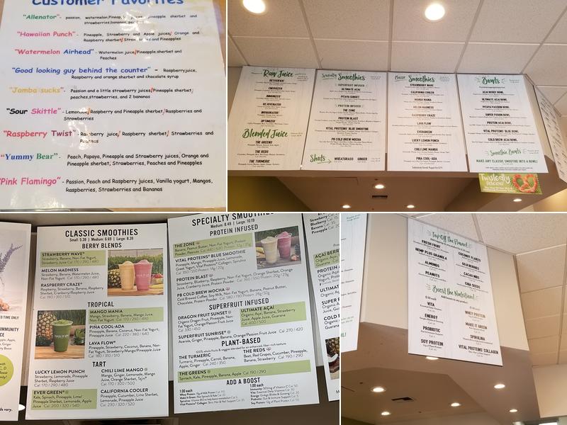 Juice It Up! Canyon Country - Newhall Menu