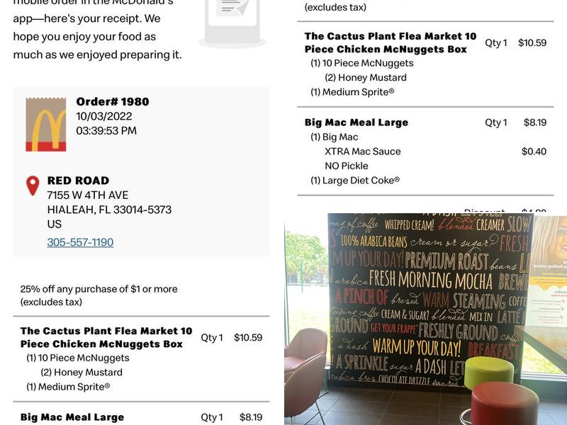 McDonald's Menu