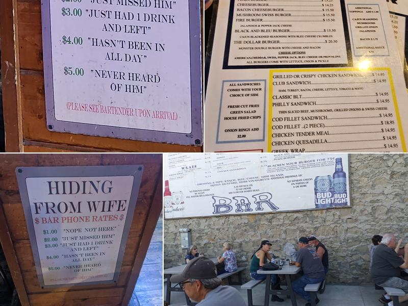 Silver Dollar Bar Menu