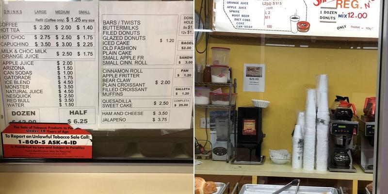 AMA Donuts Menu