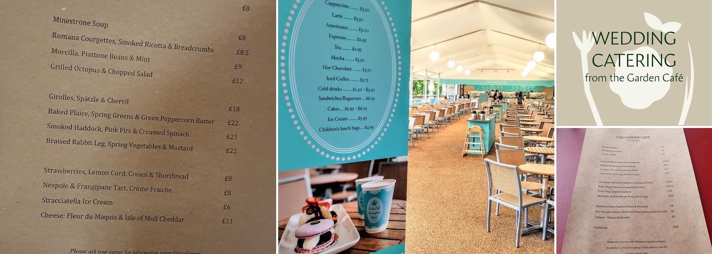 The Garden Cafe Menu