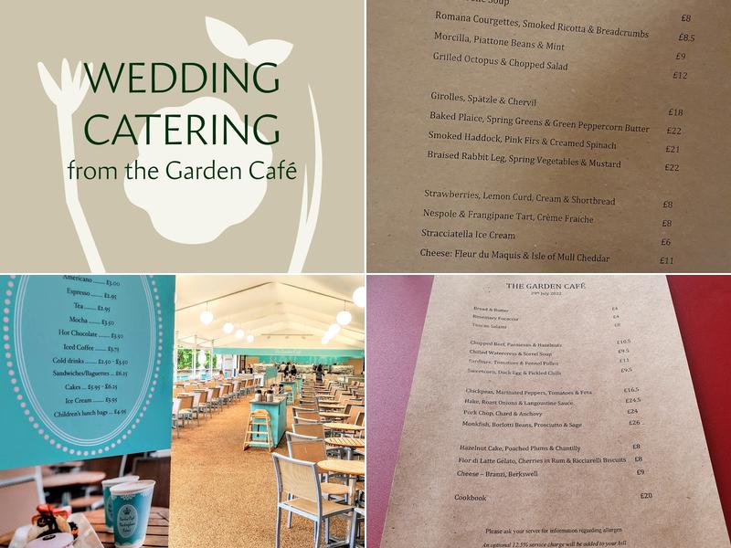 The Garden Cafe Menu