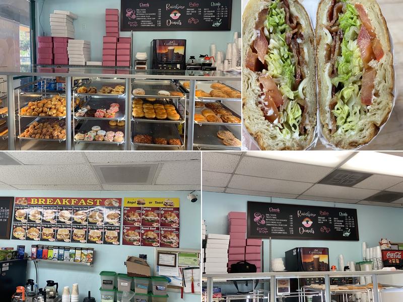 Rainbow Donuts Menu