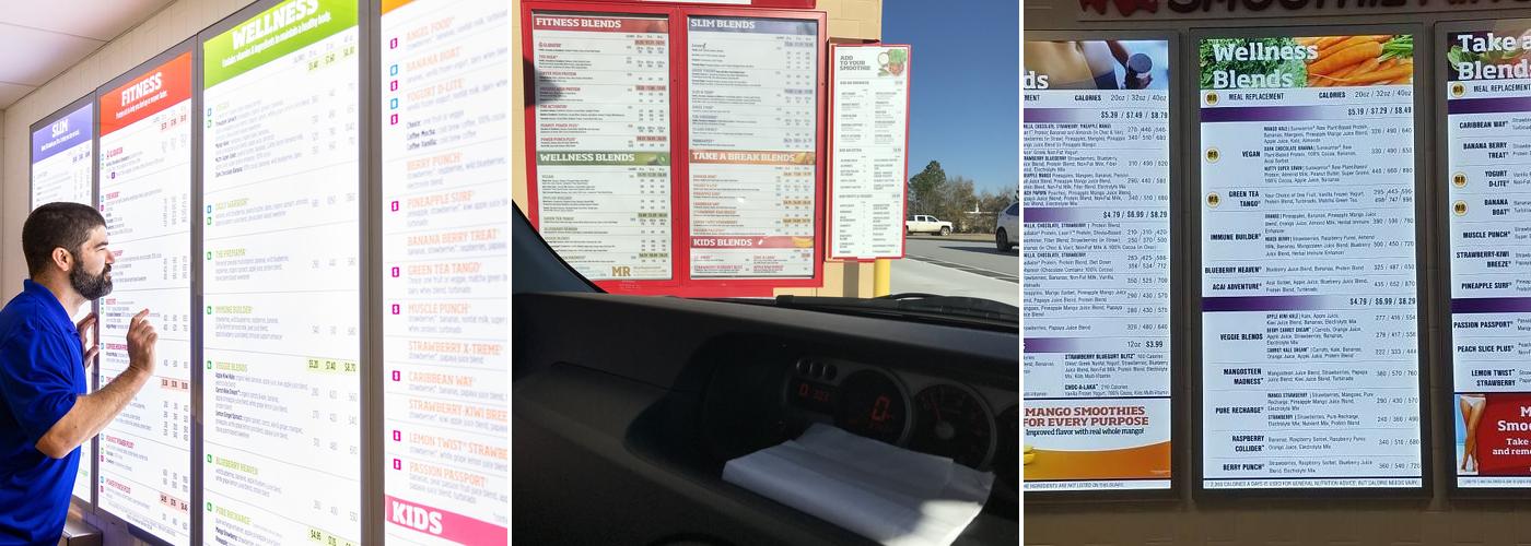 Smoothie King Menu