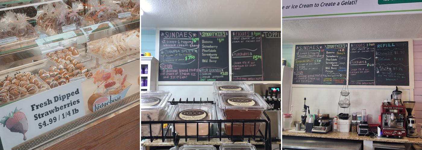 Island Ice Factory Menu