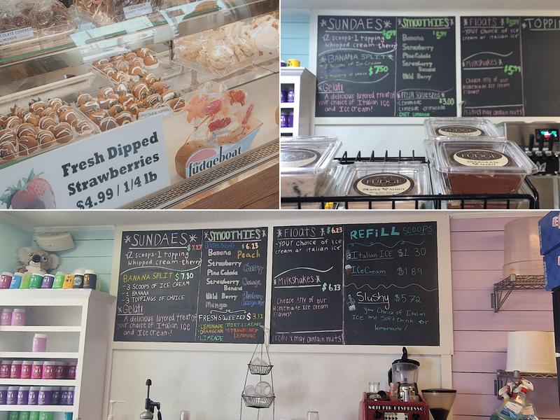 Island Ice Factory Menu