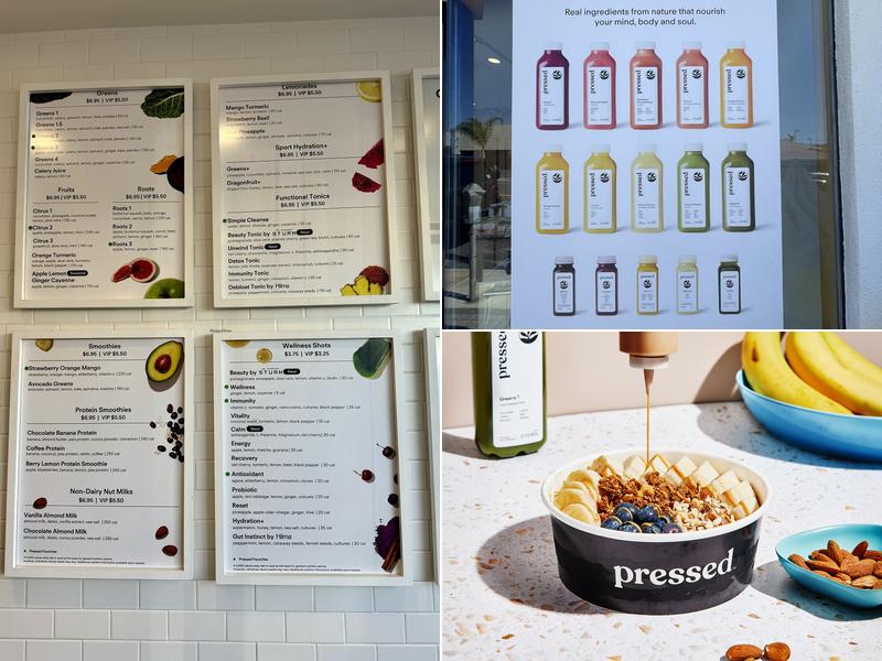 Pressed Juicery Menu