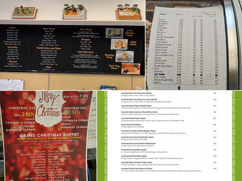 Passage To India Bakery Menu