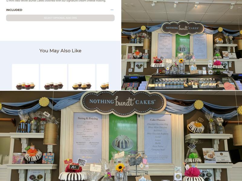 Nothing Bundt Cakes Menu
