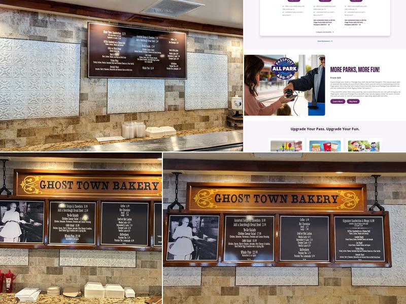 Ghost Town Bakery Menu