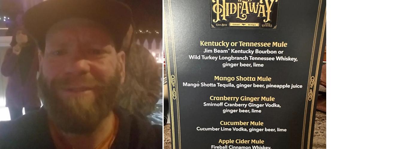 Eva’s Hideaway Menu