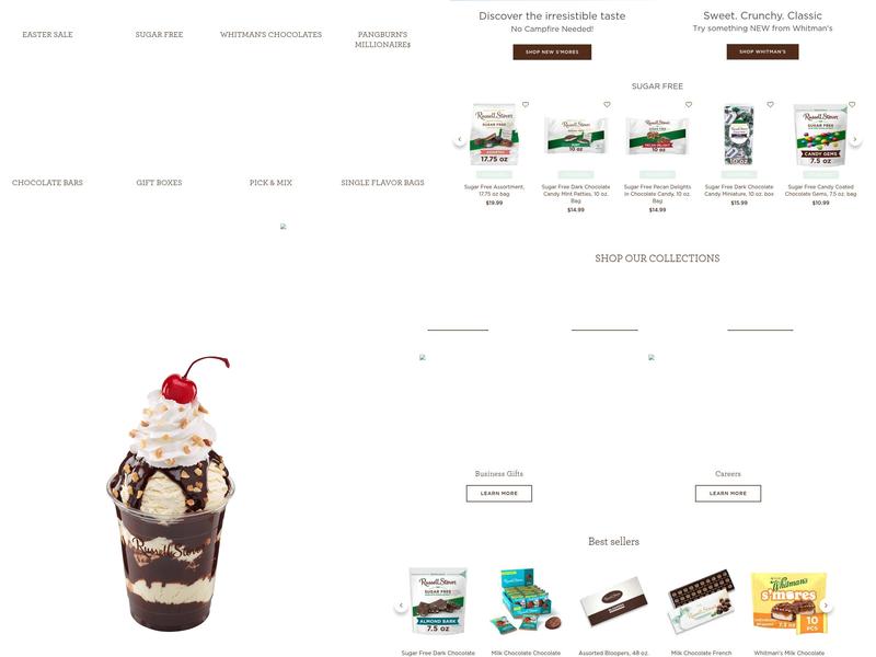 Russell Stover Chocolates Menu